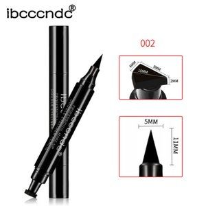 2 Ibcccndc Eyeliners Waterproof Double Head Black